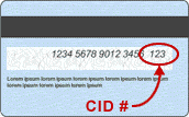 Visual Layout of CID Number