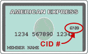 Visual Layout of CID Number